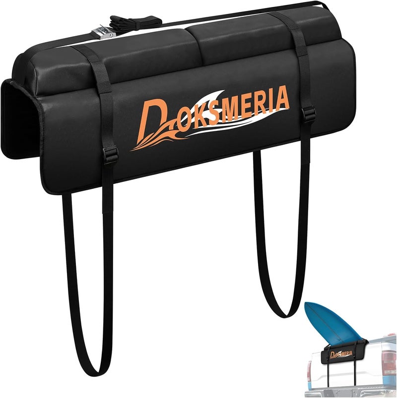 doksmeria Tailgate Surfboard Pad, Upgrade Tailgate Surf Pad with Extra Thick Padding & Flannel Lining, Foldable Surfboard Tailgate Pad for SUP, Longboard, Surfboard, Ladders, Lumber - Image 1